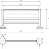 Полотенцедержатель Bemeta RETRO 144102187 Полотенцедержатель Bemeta RETRO 144102187