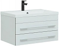 Тумба под раковину Aquanet Верона 75 белый (подвесная 2 ящика) 00176669 Тумба под раковину Aquanet Верона 75 белый (подвесная 2 ящика) 00176669