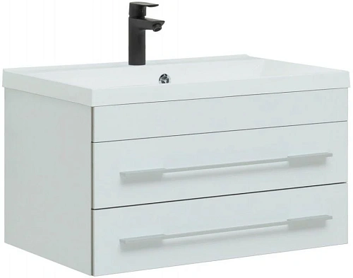 Тумба под раковину Aquanet Верона 75 белый (подвесная 2 ящика) 00176669 Тумба под раковину Aquanet Верона 75 белый (подвесная 2 ящика) 00176669