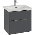 Тумба под раковину Villeroy & Boch Subway 3.0 Graphite / Graphite C57602VR Тумба под раковину Villeroy & Boch Subway 3.0 Graphite / Graphite C57602VR