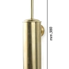 Ершик для унитаза Boheme AURA Gold 10254-G Ершик для унитаза Boheme AURA Gold 10254-G
