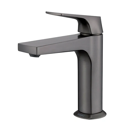 Смеситель для раковины Raglo R07.10.09 монолитный, графит Смеситель для раковины Raglo R07.10.09 монолитный, графит