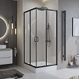 Душевой уголок BelBagno UNO-195-A-2-100-C-NERO 1000x1000 мм Душевой уголок BelBagno UNO-195-A-2-100-C-NERO 1000x1000 мм