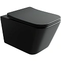 Унитаз подвесной Ceramica Nova METRIC CN3007MB черный матовый Унитаз подвесной Ceramica Nova METRIC CN3007MB черный матовый