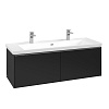 Картинка анонса товара «тумба под раковину villeroy &amp; boch subway 3.0 с подсветкой volcano black / volcano black c601l0vl»