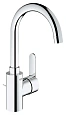 Смеситель для раковины GROHE Eurostyle Cosmopolitan с донным клапаном и высоким изливом, хром (23043 23043002 Смеситель для раковины GROHE Eurostyle Cosmopolitan с донным клапаном и высоким изливом, хром (23043 23043002