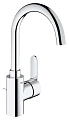 Смеситель для раковины GROHE Eurostyle Cosmopolitan с донным клапаном и высоким изливом, хром (23043 23043002 Смеситель для раковины GROHE Eurostyle Cosmopolitan с донным клапаном и высоким изливом, хром (23043 23043002
