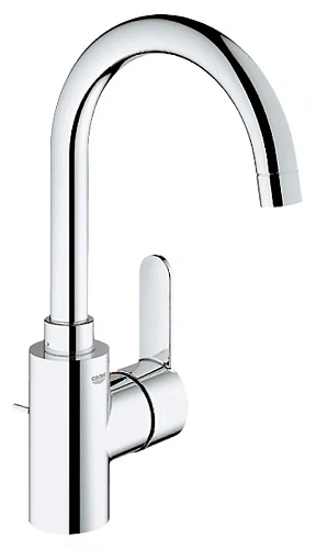 Смеситель для раковины GROHE Eurostyle Cosmopolitan с донным клапаном и высоким изливом, хром (23043 23043002 Смеситель для раковины GROHE Eurostyle Cosmopolitan с донным клапаном и высоким изливом, хром (23043 23043002