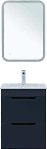 Тумба под раковину Aquanet Практика 50 маренго 2 ящика 00330456 напольная/подвесная Тумба под раковину Aquanet Практика 50 маренго 2 ящика 00330456 напольная/подвесная