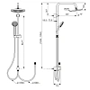 Душевая система Ideal Standard IDEALRAIN ECO EVO A6943AA Душевая система Ideal Standard IDEALRAIN ECO EVO A6943AA