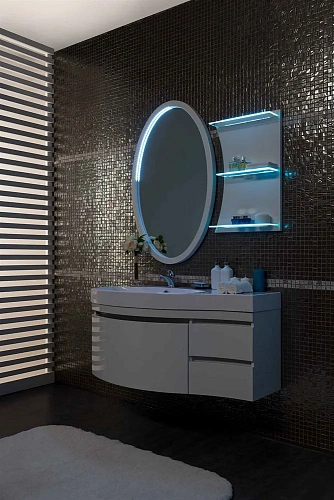 Комплект мебели Aquanet Опера 115 L белый (2 дверцы 2 ящика) 00169414 Комплект мебели Aquanet Опера 115 L белый (2 дверцы 2 ящика) 00169414