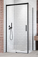 Детальная картинка товара «душевая дверь radaway idea black kdj 120 front right черный/прозрачное 1200x2005 387042-54-01r»