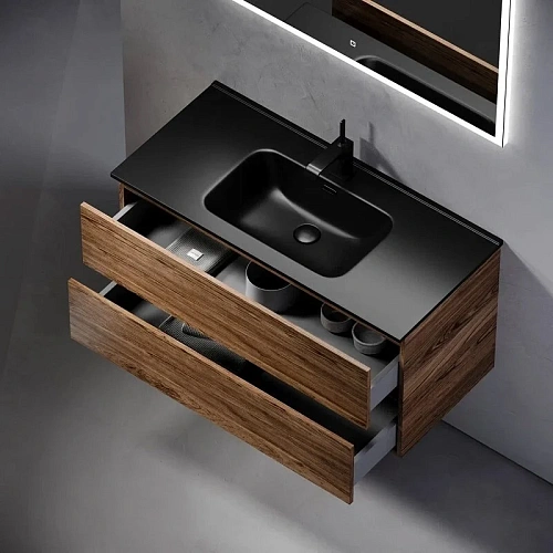 Тумба под раковину Sancos Urban UR100ECH 990х450х550 дуб чарльстон, подвесная Тумба под раковину Sancos Urban UR100ECH 990х450х550 дуб чарльстон, подвесная