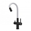Смеситель для кухни Milacio Ultra 560 (MCU.560.TBW) под фильтр, total black белый шланг Смеситель для кухни Milacio Ultra 560 (MCU.560.TBW) под фильтр, total black белый шланг