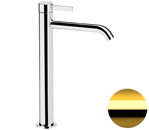 Смеситель для раковины Remer Metrica MC11LXLDO, золото глянцевое Смеситель для раковины Remer Metrica MC11LXLDO, золото глянцевое