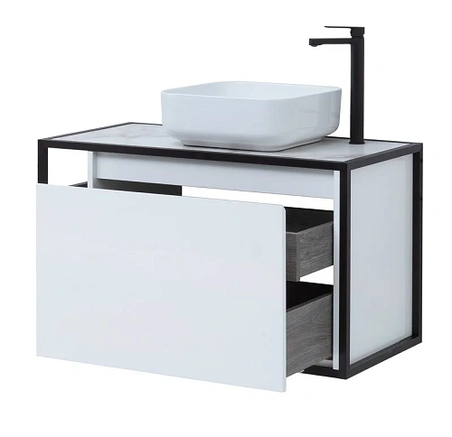 Тумба под раковину Aquanet Nova Lite Loft 90 R белый 00261651 Тумба под раковину Aquanet Nova Lite Loft 90 R белый 00261651