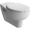 Унитаз подвесной Vitra Conforma 5810B003-6234 безободковый, с сиденьем, для людей с ограниченными во
