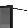 Душевая перегородка Vincea Walk-In VSW-1HP900GFB 900x2000 черный матовый, стекло матовое тонированное Душевая перегородка Vincea Walk-In VSW-1HP900GFB 900x2000 черный матовый, стекло матовое тонированное
