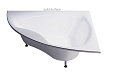 Детальная картинка товара «ванна из искусственного камня astra-form виена 01010071 solid surface 1500х1500»
