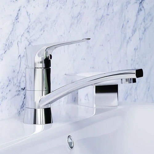 Смеситель для раковины Damixa Jupiter 770220001 с поворотным изливом, хром Смеситель для раковины Damixa Jupiter 770220001 с поворотным изливом, хром