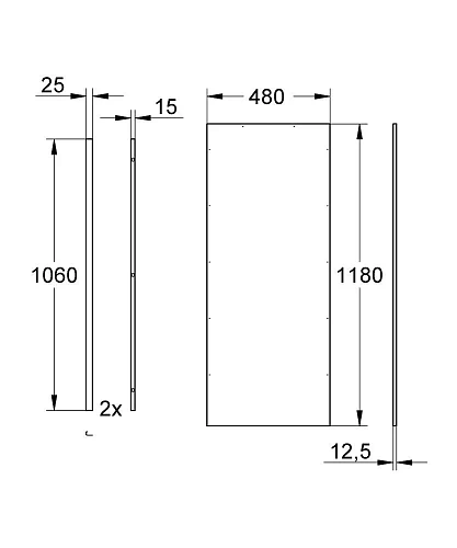 Инсталляция для писсуара GROHE Rapid SL (38630001) для гипсокартонных перекрытий Инсталляция для писсуара GROHE Rapid SL (38630001) для гипсокартонных перекрытий