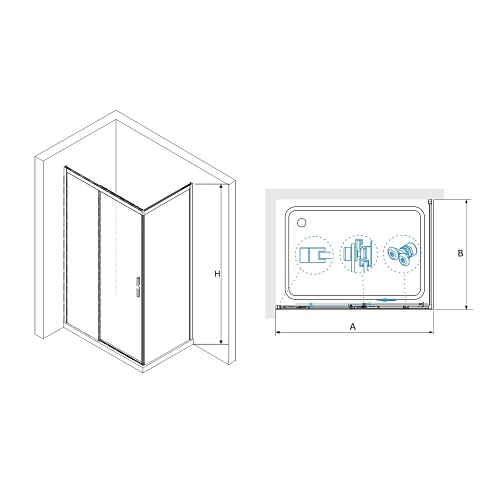 Душевой уголок RGW LE-41-1B (LE-12B + Z-060-2B) 1400x900 мм 341241149-014 черный Easy Clean Душевой уголок RGW LE-41-1B (LE-12B + Z-060-2B) 1400x900 мм 341241149-014 черный Easy Clean