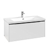 Картинка анонса товара «тумба под раковину villeroy &amp; boch subway 3.0 с подсветкой pure white / pure white c569l1vf»