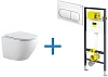 Комплект унитаза с инсталляцией Aquanet Rimless Cetus 2.0 W LX-1901 (инсталляция Viega Prevista Dry Cetus 2.0 W + 792831