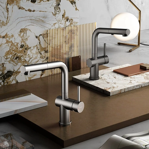 Смеситель для кухни Splenka S205.40.09, графит Смеситель для кухни Splenka S205.40.09, графит