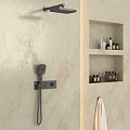 Душевая система Vincea VSFW-422T1GM встраиваемая, термостатический, 2 режима, вороненая сталь Душевая система Vincea VSFW-422T1GM встраиваемая, термостатический, 2 режима, вороненая сталь