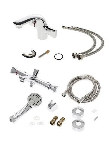 Комплект смесителей Orange Lotos M32-311cr хром Комплект смесителей Orange Lotos M32-311cr хром