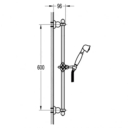 Душевой гарнитур Swedbe Terracotta 2560 Душевой гарнитур Swedbe Terracotta 2560
