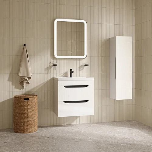 Тумба с раковиной IDDIS Ray RAY60W0i95K подвесная, 60 см, белый Тумба с раковиной IDDIS Ray RAY60W0i95K подвесная, 60 см, белый