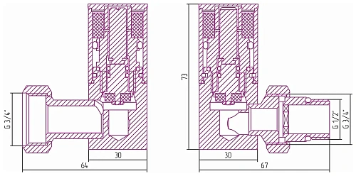 Вентиль Сунержа 3D левый цилиндр G 1/2 НР х G 3/4 НГ 071-1402-1234 Сатин Вентиль Сунержа 3D левый цилиндр G 1/2 НР х G 3/4 НГ 071-1402-1234 Сатин