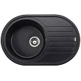 Кухонная мойка Kaiser черный жемчуг (овальная) KGM-7750-BP Кухонная мойка Kaiser черный жемчуг (овальная) KGM-7750-BP