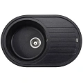 Кухонная мойка Kaiser черный жемчуг (овальная) KGM-7750-BP Кухонная мойка Kaiser черный жемчуг (овальная) KGM-7750-BP
