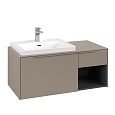 Тумба под раковину Villeroy & Boch Subway 3.0 Taupe / Taupe C57202VM Тумба под раковину Villeroy & Boch Subway 3.0 Taupe / Taupe C57202VM