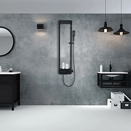 Душевая панель Black&White W2020 2020W0 графитовый черный Душевая панель Black&White W2020 2020W0 графитовый черный