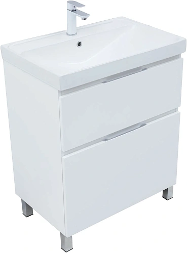 Тумба под раковину Aquanet Алвита New 70 00344133 напольная, белый матовый Тумба под раковину Aquanet Алвита New 70 00344133 напольная, белый матовый