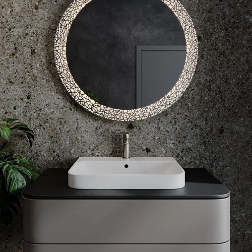 Смеситель для раковины AQUAme Novara AQM6910BN никель шлифованный Смеситель для раковины AQUAme Novara AQM6910BN никель шлифованный