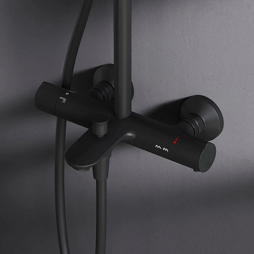 Душевая система AM.PM Like F0780522 с термостатом, верхний душ d 220 мм Душевая система AM.PM Like F0780522 с термостатом, верхний душ d 220 мм