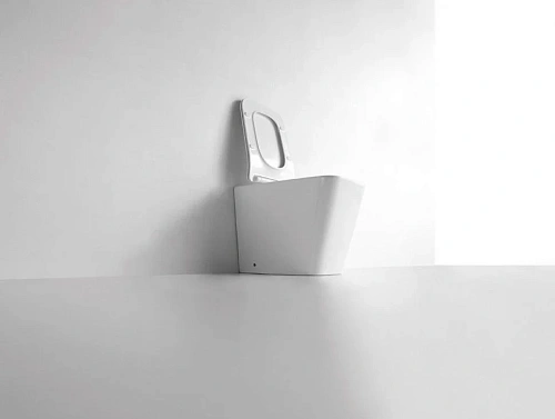 Унитаз приставной CeramaLux 3170 белый с крышкой микролифт Унитаз приставной CeramaLux 3170 белый с крышкой микролифт