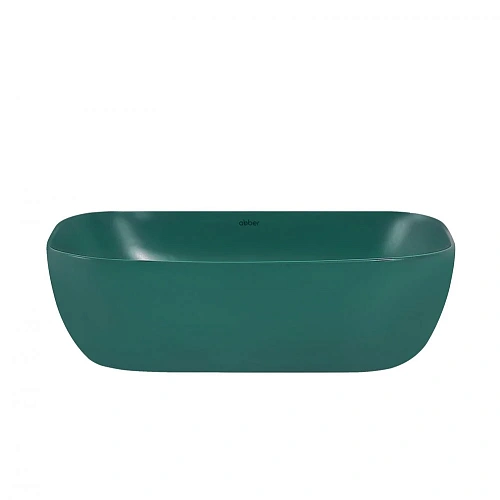 Раковина ABBER Rechteck AC2200MBG накладная, темно-зеленая матовая Раковина ABBER Rechteck AC2200MBG накладная, темно-зеленая матовая