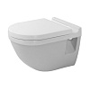 Картинка анонса товара «унитаз подвесной duravit starck 3 2200090000 36 см белый»