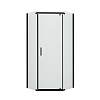Картинка анонса товара «душевой уголок new trendy new komfort black 80x80x190 k-0745 (черный)»