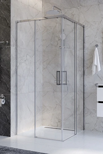 Душевой уголок CEZARES PLANE-A-2-100-C-CR 100x100 см Душевой уголок CEZARES PLANE-A-2-100-C-CR 100x100 см