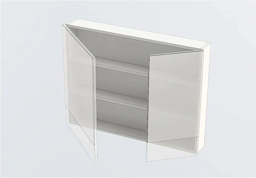 Зеркальный шкаф Aquanet Нота 90 белый 00165371 Зеркальный шкаф Aquanet Нота 90 белый 00165371