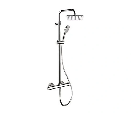 Душевая система Remer EQ32A8CPUFD25G термостатическая Душевая система Remer EQ32A8CPUFD25G термостатическая