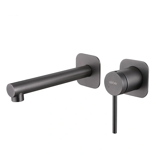 Смеситель для раковины ABBER Emotion AF8812NG скрытого монтажа, никель Смеситель для раковины ABBER Emotion AF8812NG скрытого монтажа, никель