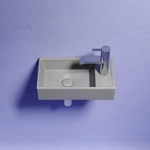 Раковина Ceramica Nova ELEMENT CN6051LMH Антрацит матовый подвесная Раковина Ceramica Nova ELEMENT CN6051LMH Антрацит матовый подвесная